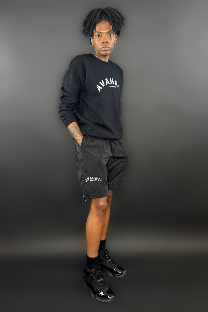 Signature Freestyle Track Shorts | Black