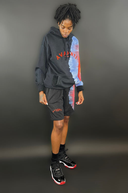 Signature Tie Dye Set | Black/Multicolor