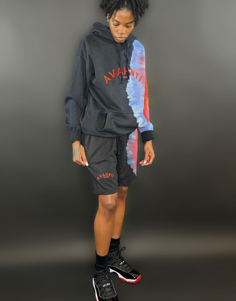 Signature Tie Dye Set | Black/Multicolor