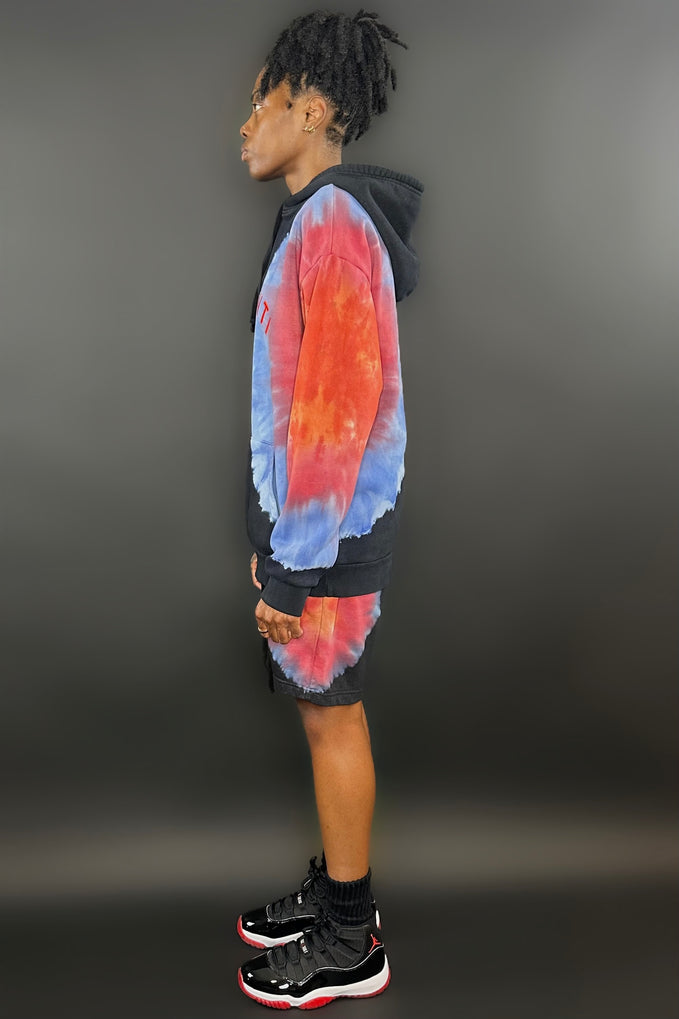 Signature Tie Dye Set | Black/Multicolor