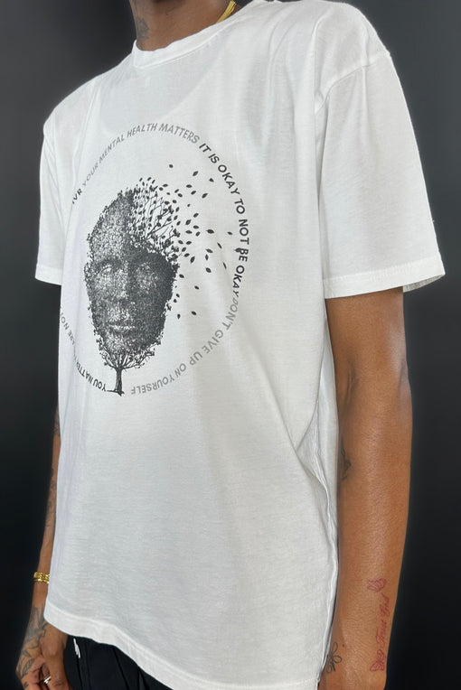 The Chaos Within UNISEX TEE | Black and Gray On White