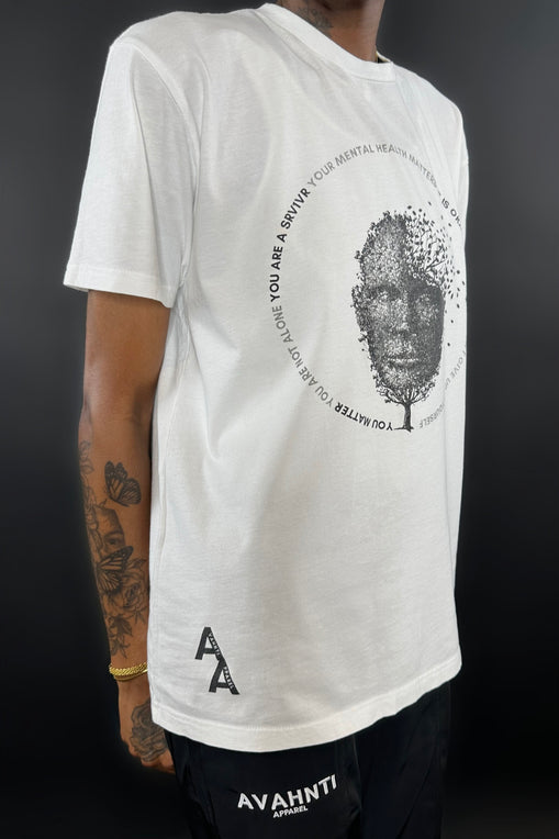 The Chaos Within UNISEX TEE | Black and Gray On White