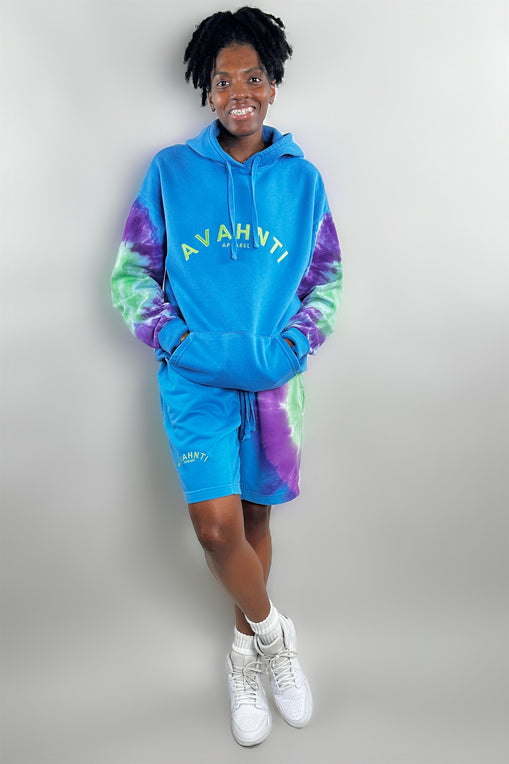 Signature Tie Dye Set | Blue/Multicolor