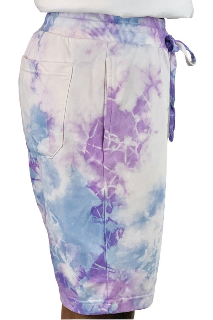 Signature Tie Dye Shorts | Blue/Purple