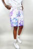 Signature Tie Dye Shorts | Blue/Purple